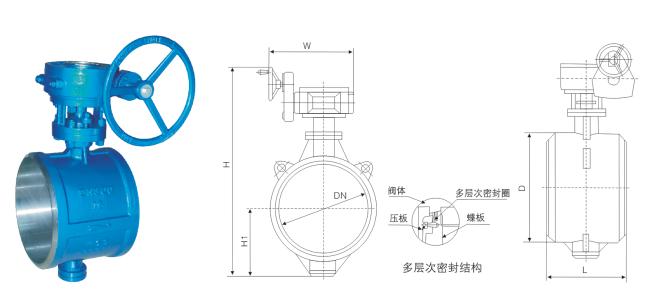 進口焊接式渦輪硬密封蝶閥結構圖.jpg