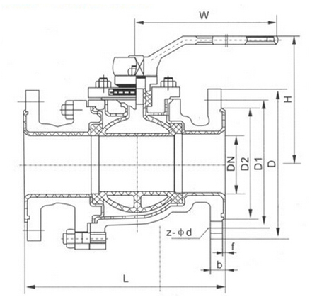 進口不銹鋼襯氟球閥結構圖.jpg